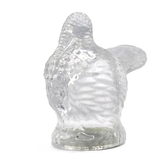 Shannon Clear 24% Crystal Decorative Thanksgiving Turkey Salt Pepper Shaker Set - Picture 5 of 9
